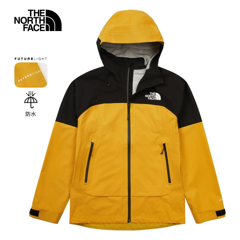 The North Face北面男款黃色FUTURELIGHT防水透氣衝鋒衣｜8AMZ5M0
