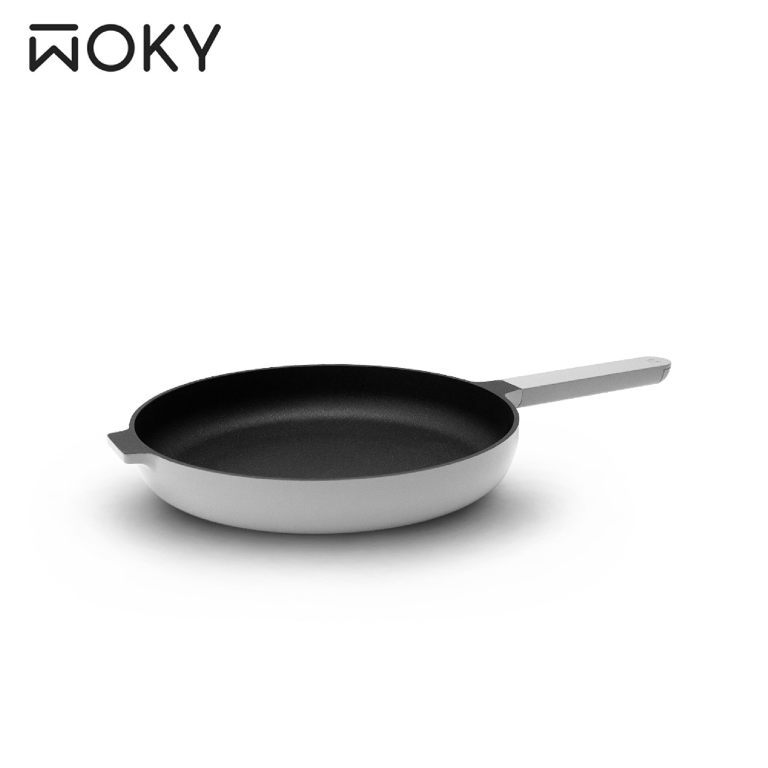【WOKY沃廚】哈哈鍋26CM不沾鍋-灰色(1組)