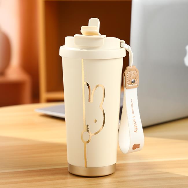 VIPO x MIFFY 米菲保溫杯-金 580ml