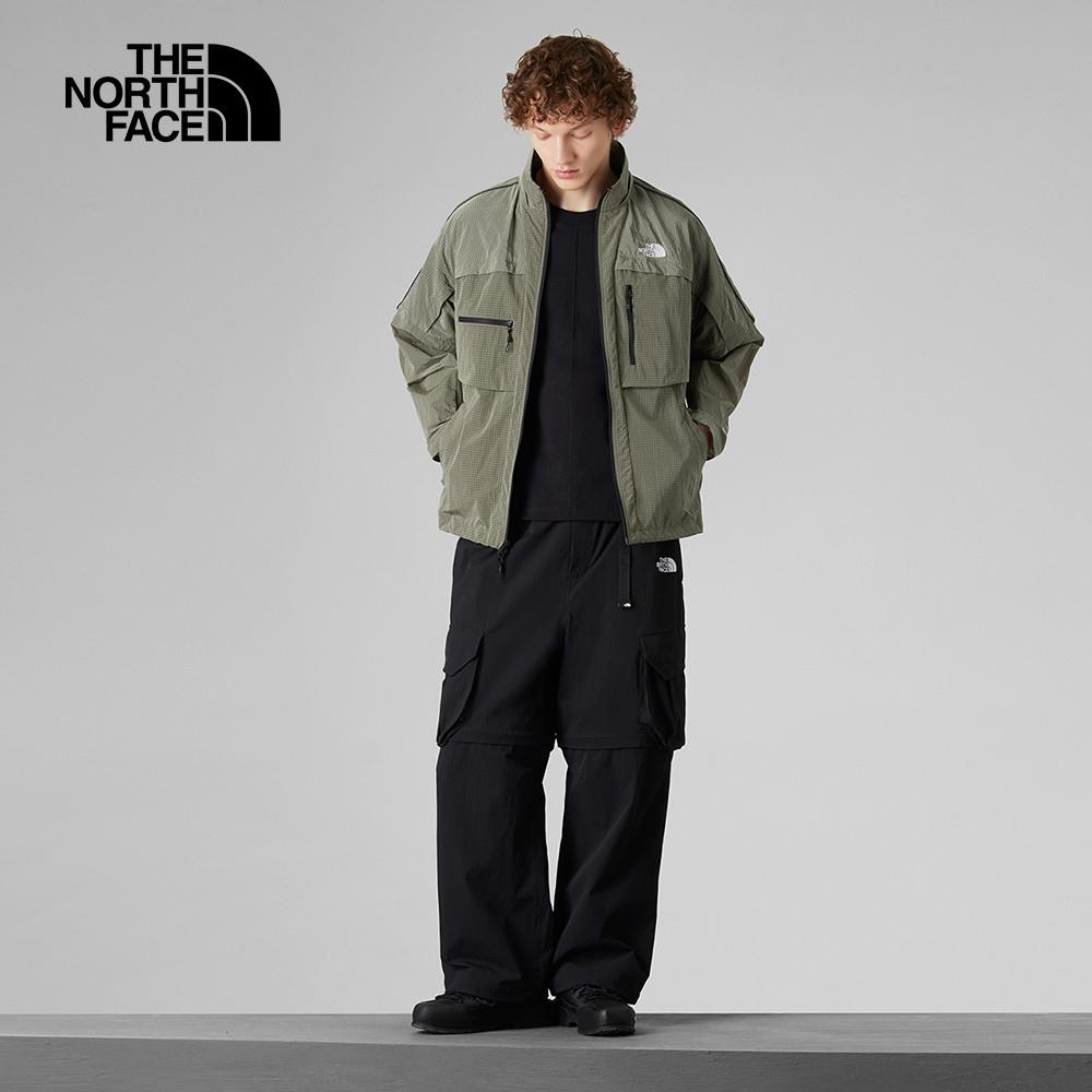 The North Face北面UE男款棕色DWR防潑水可打包防風外套|8CJP3X4