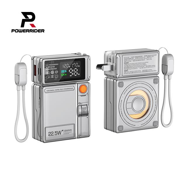 【PowerRider】(10000mAh) G39 十合一多功能螢幕顯示行動電源(共三色)