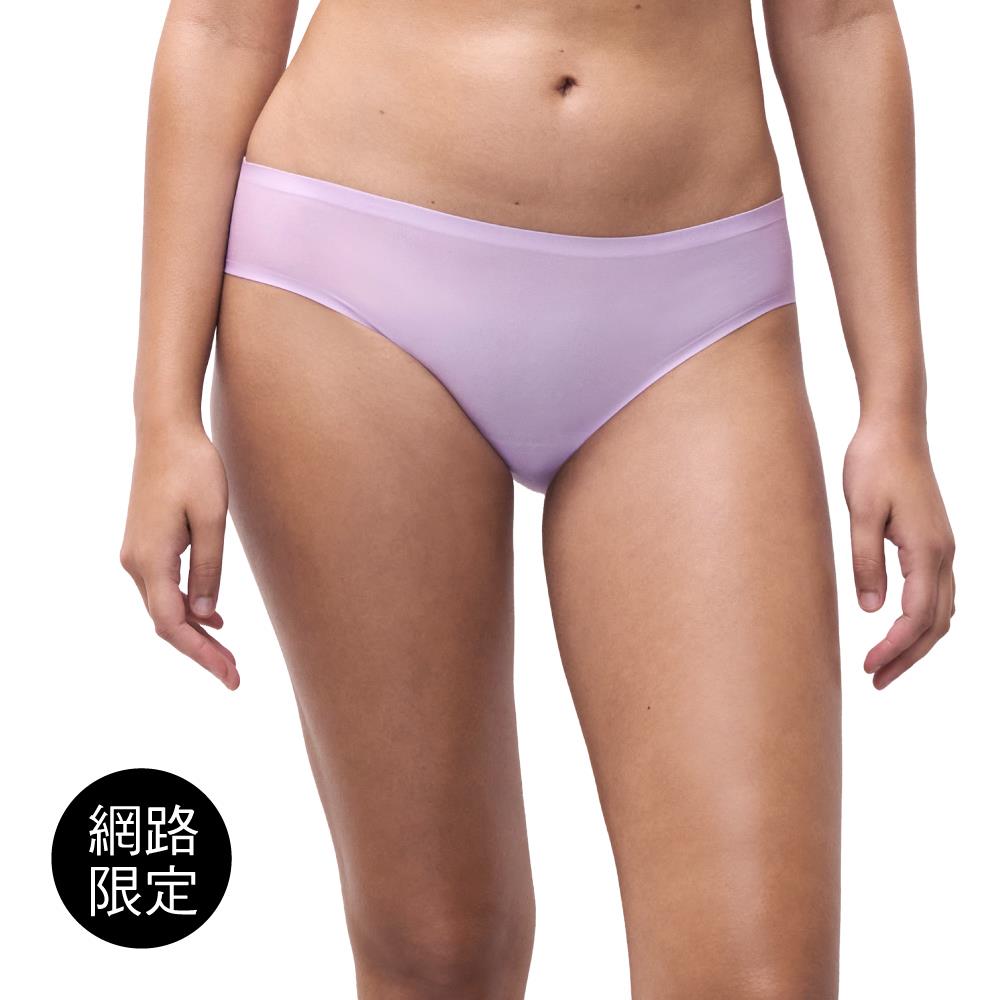 【Chantelle Lab】透氣涼感無痕低腰三角內褲>薰衣草紫(26430_0MI)【Soft Stretch】