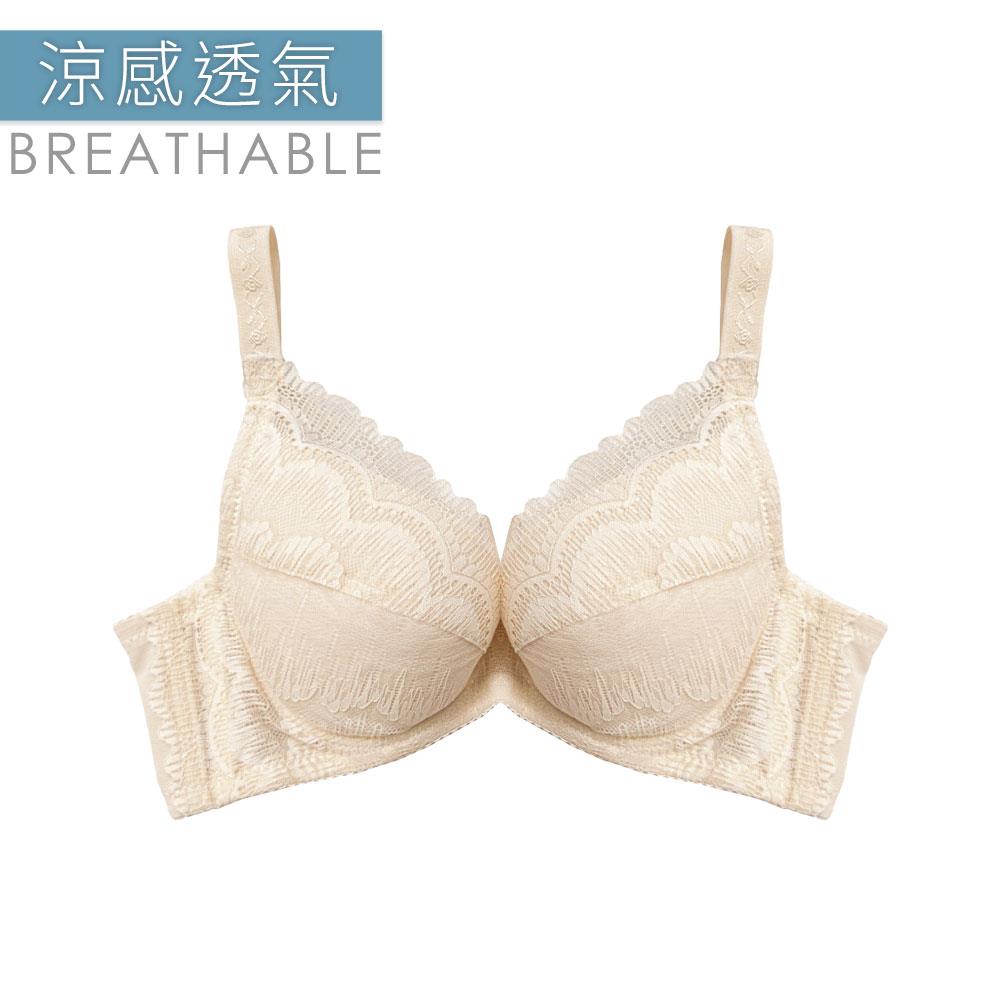 內衣 迷戀妳 性感V胸親膚薄杯款 C-F/奶油白