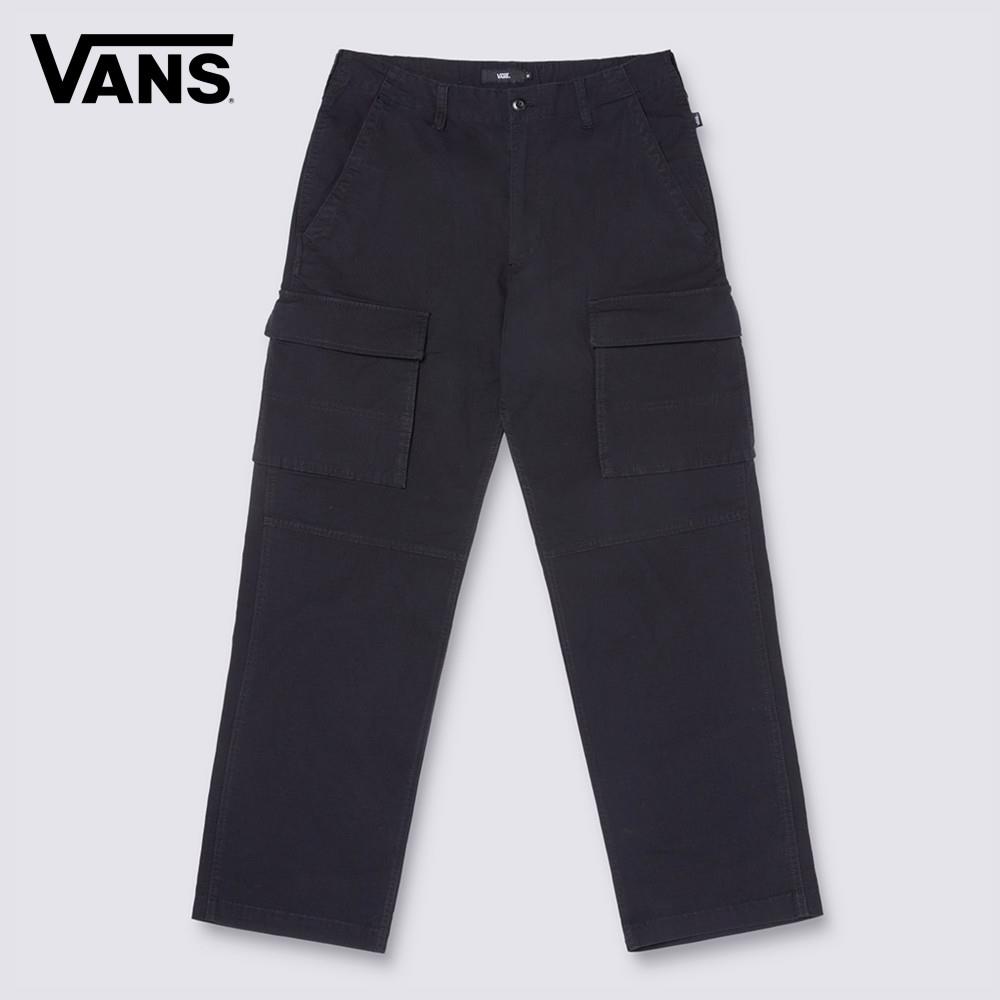 Vans Fatigue Cargo Loose Tapered Ripstop 男女款黑色長褲