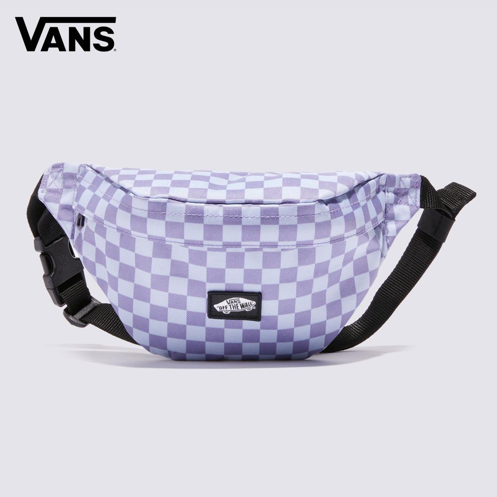 Vans Traveler Fanny 男女款紫色棋盤格腰包