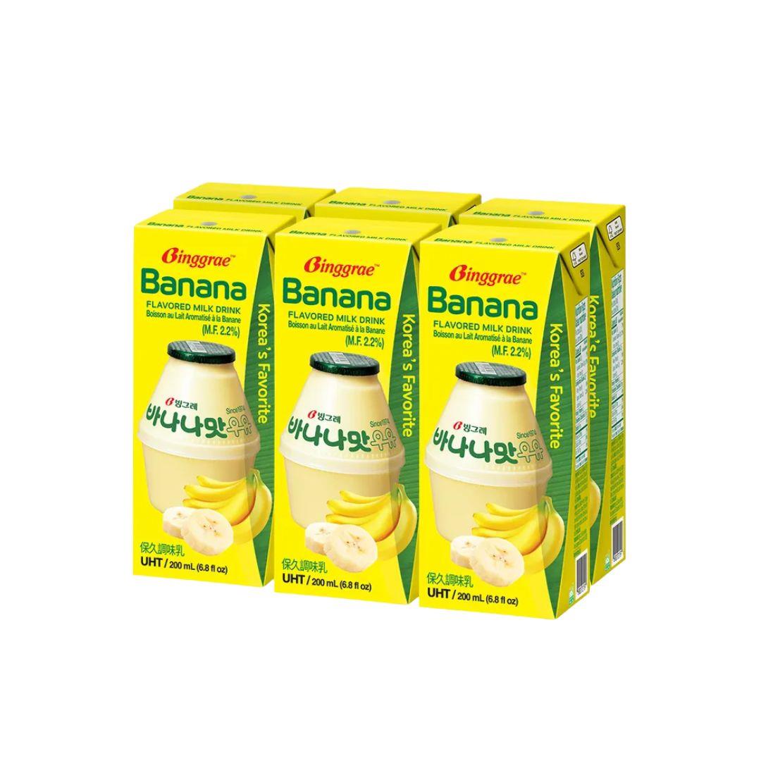 Binggrae香蕉牛奶200ml/6入(鮮時配)