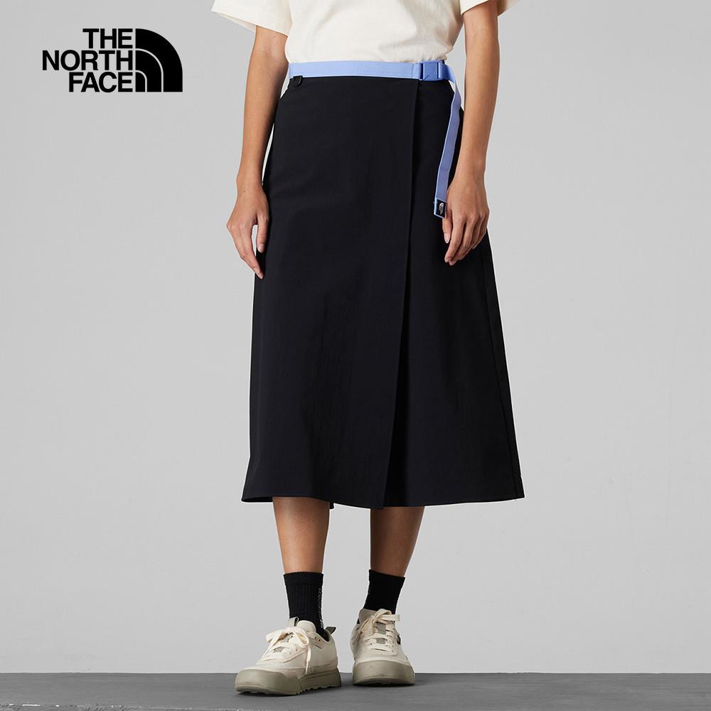 The North Face北面UE女款黑色DWR防潑水休閒長褲｜8CJ9JK3