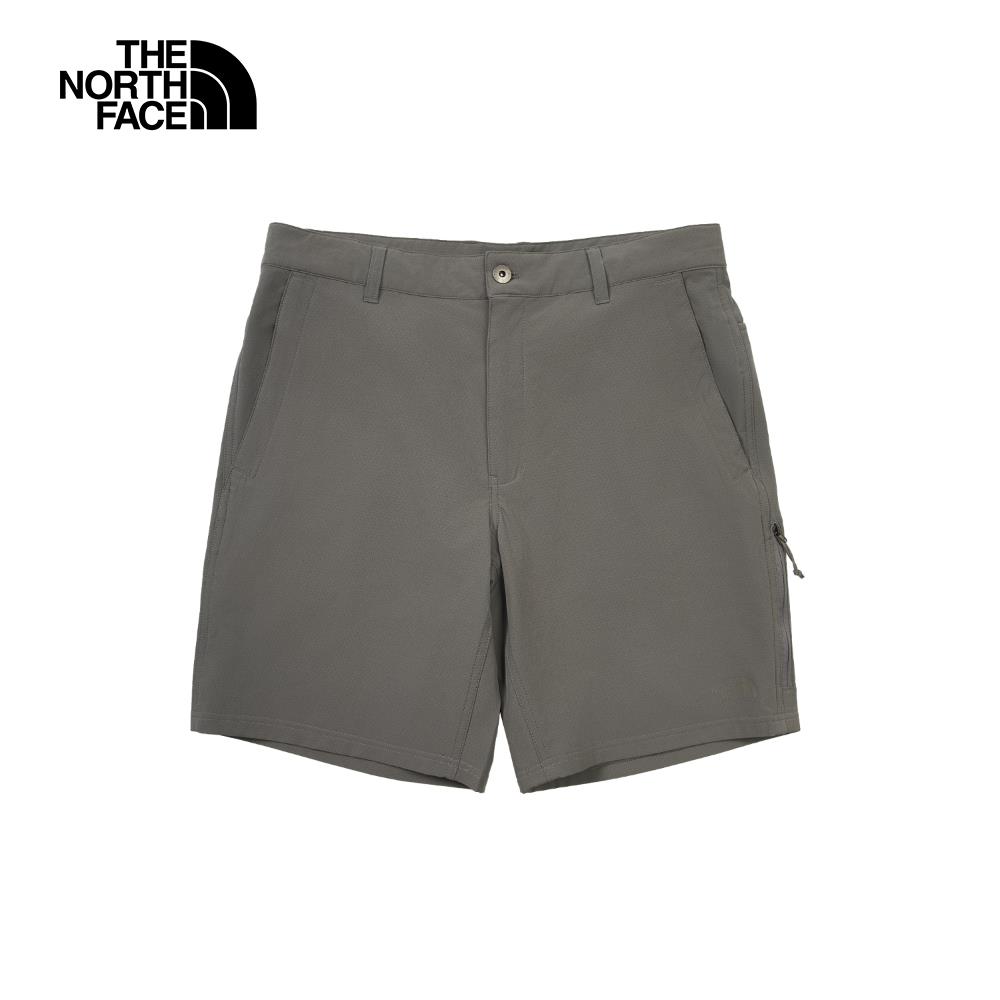 The North Face北面男款灰色舒適透氣休閒短褲|8EYD0UZ