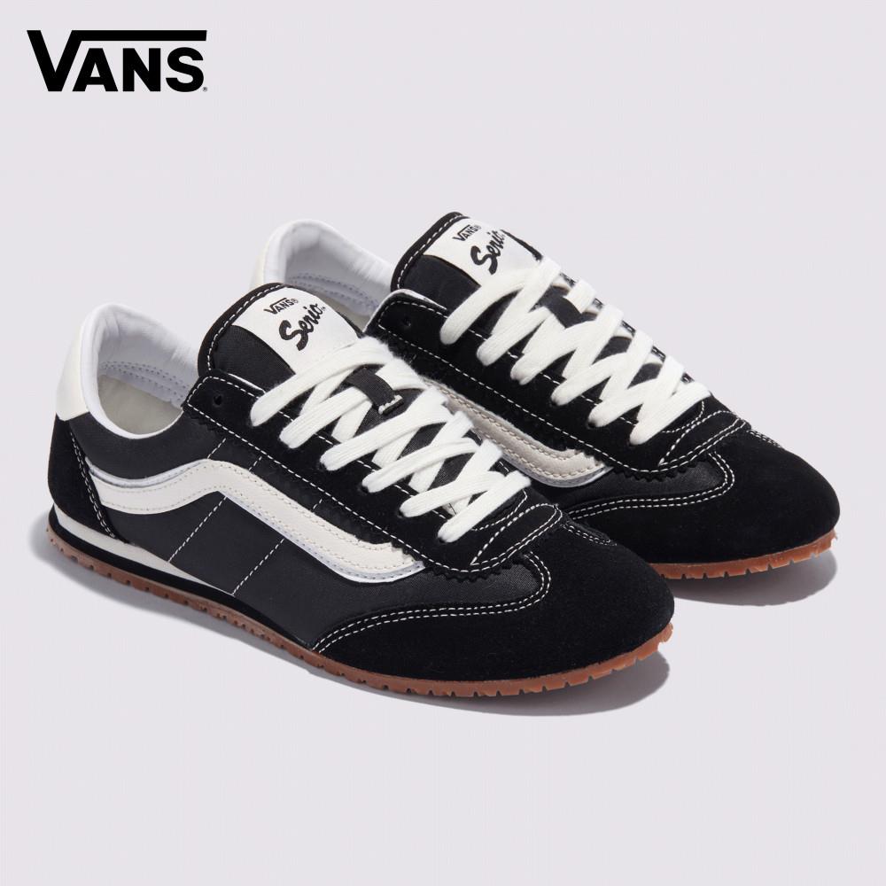 Vans Super Lowpro 男女款黑色滑板鞋