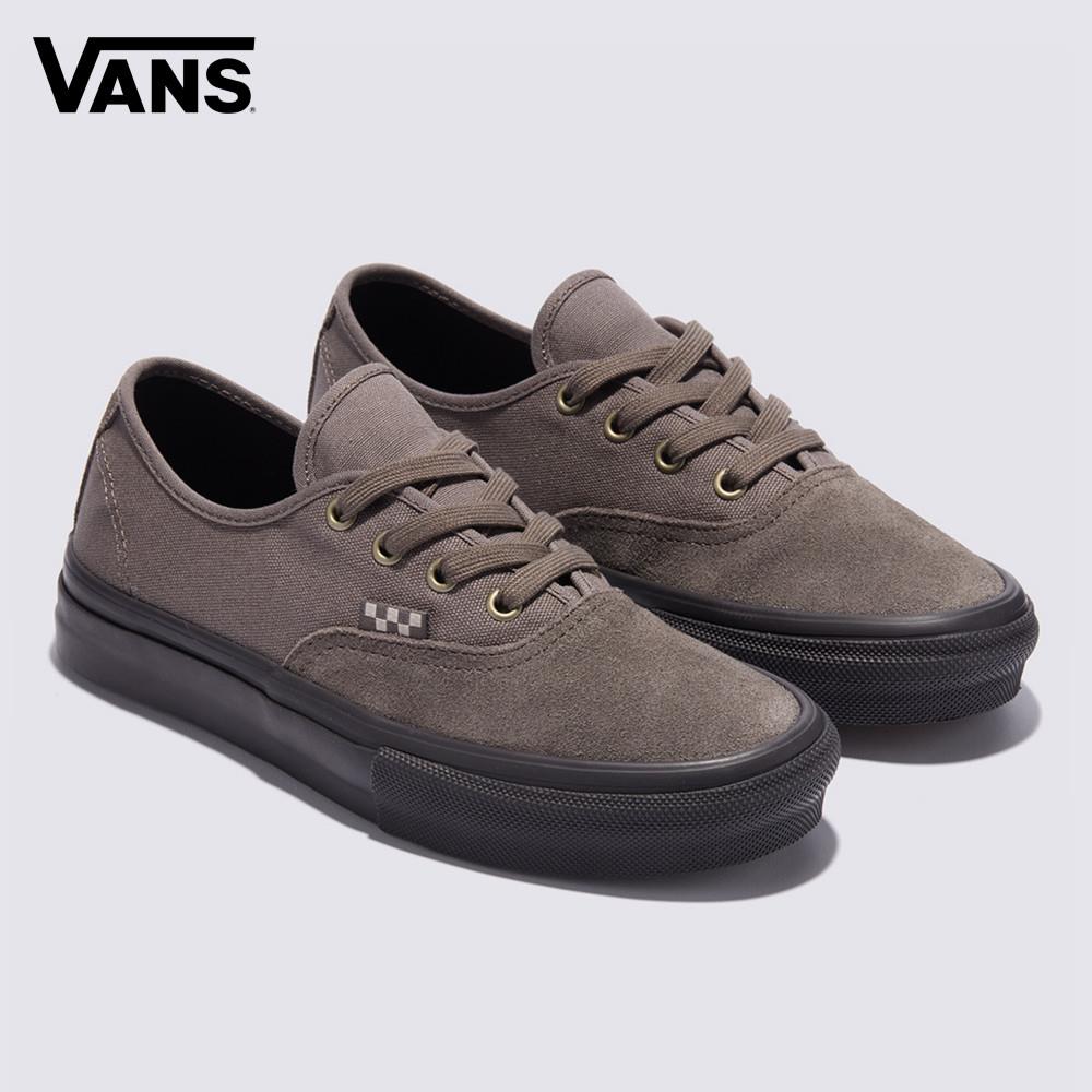 Vans Skate Authentic 男女款棕色專業滑板鞋