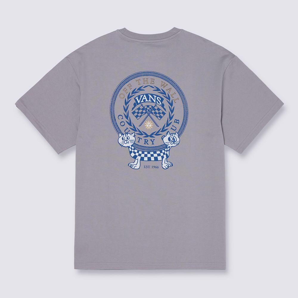 Vans Twins Cat 男女款灰色短袖T恤