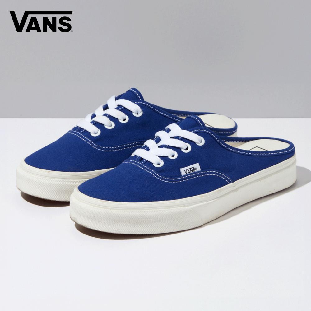 Vans UA Authentic Mule 男女款深藍色懶人拖鞋