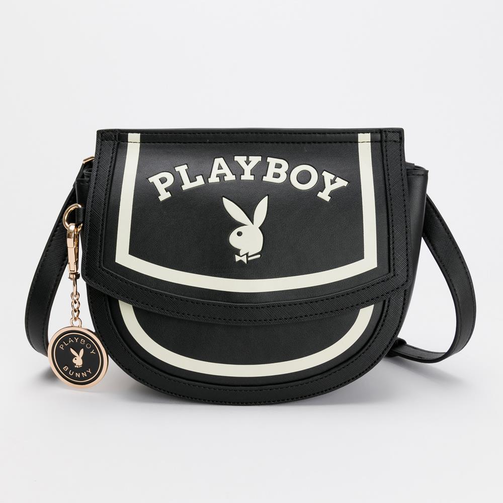 PLAYBOY-馬鞍包 Emblem系列 - 黑色(532-5704-09-7)