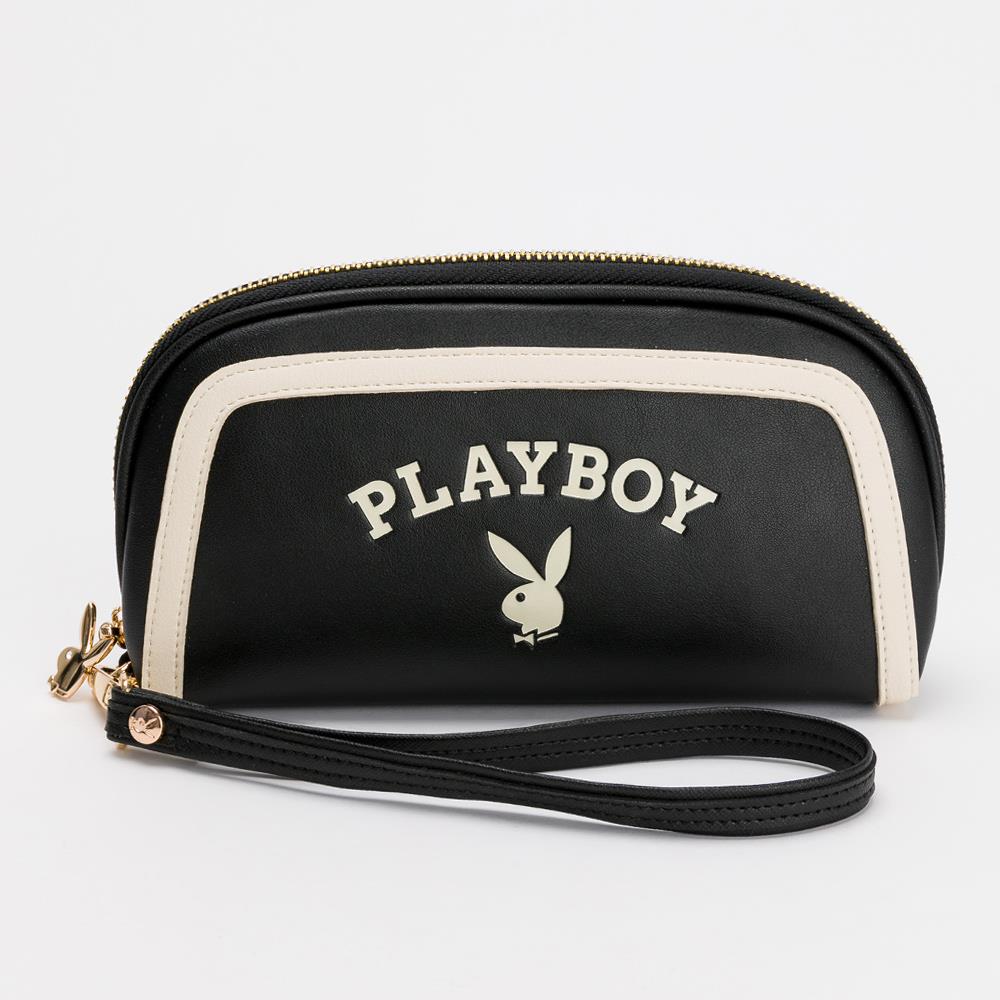 PLAYBOY-萬用包附手挽帶 Emblem系列 - 黑色(532-5712-09-4)