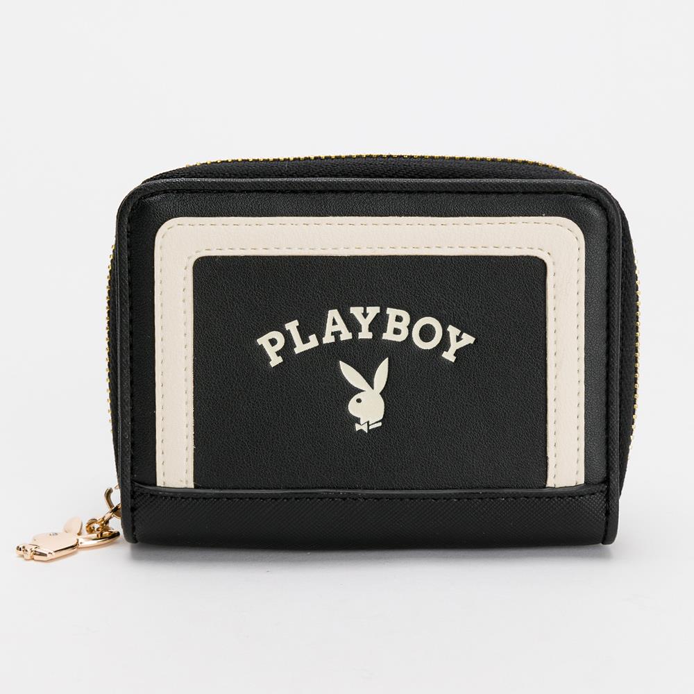 PLAYBOY-短夾 Emblem系列 - 黑色(532-5714-09-1)
