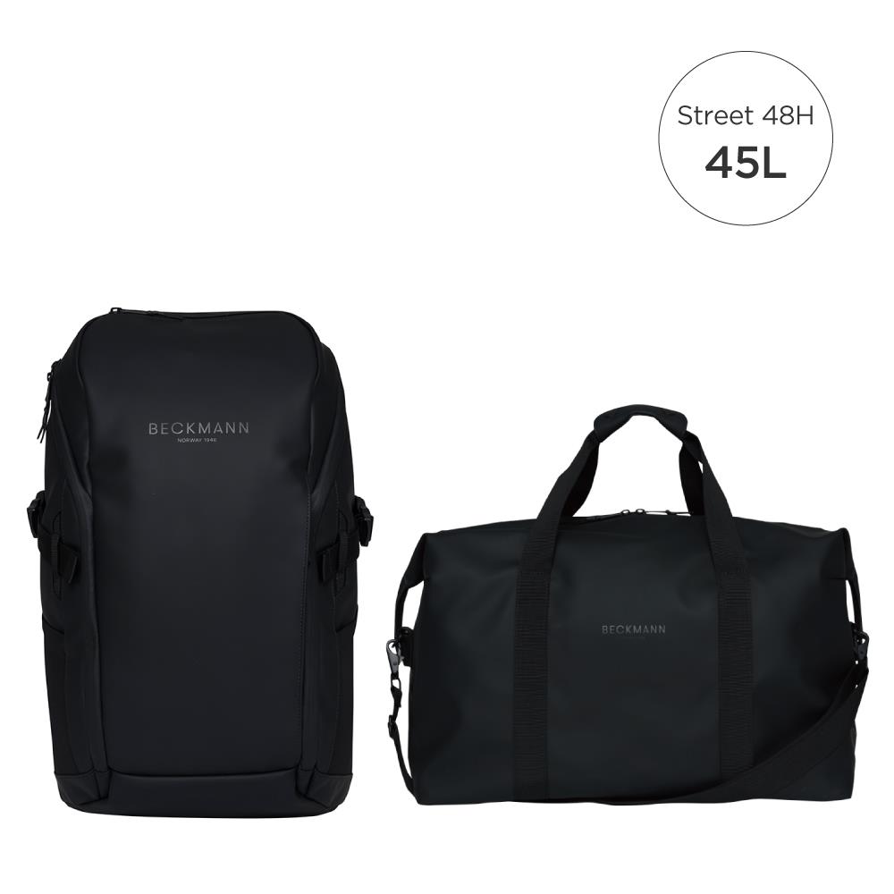 Street Go 街頭護脊背包 26L 2.0+48H旅行包 - 武士黑