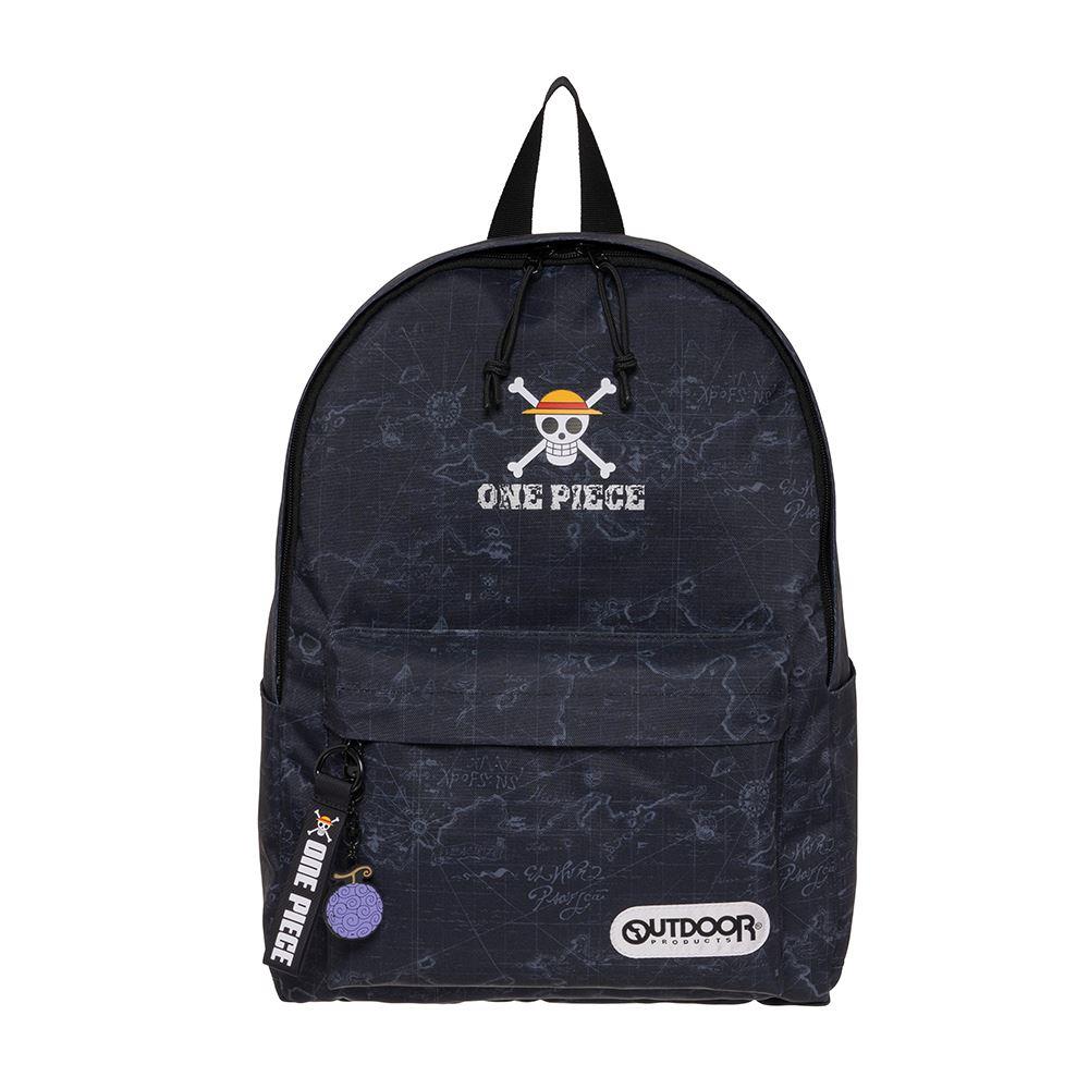 【OUTDOOR】ONE PIECE航海王魯夫後背包-黑色 ODOP24M01BK