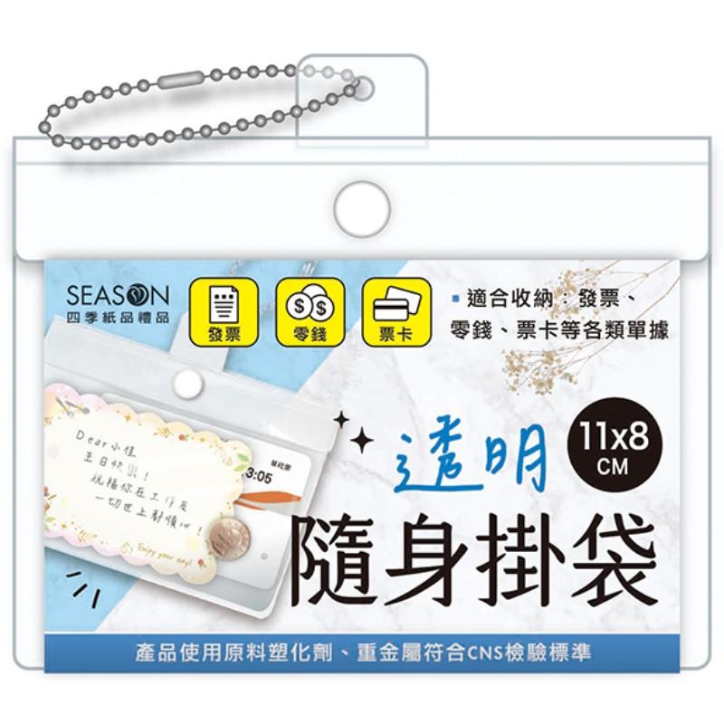 四季SEASON 隨身PVC掛袋(小)-藍袋