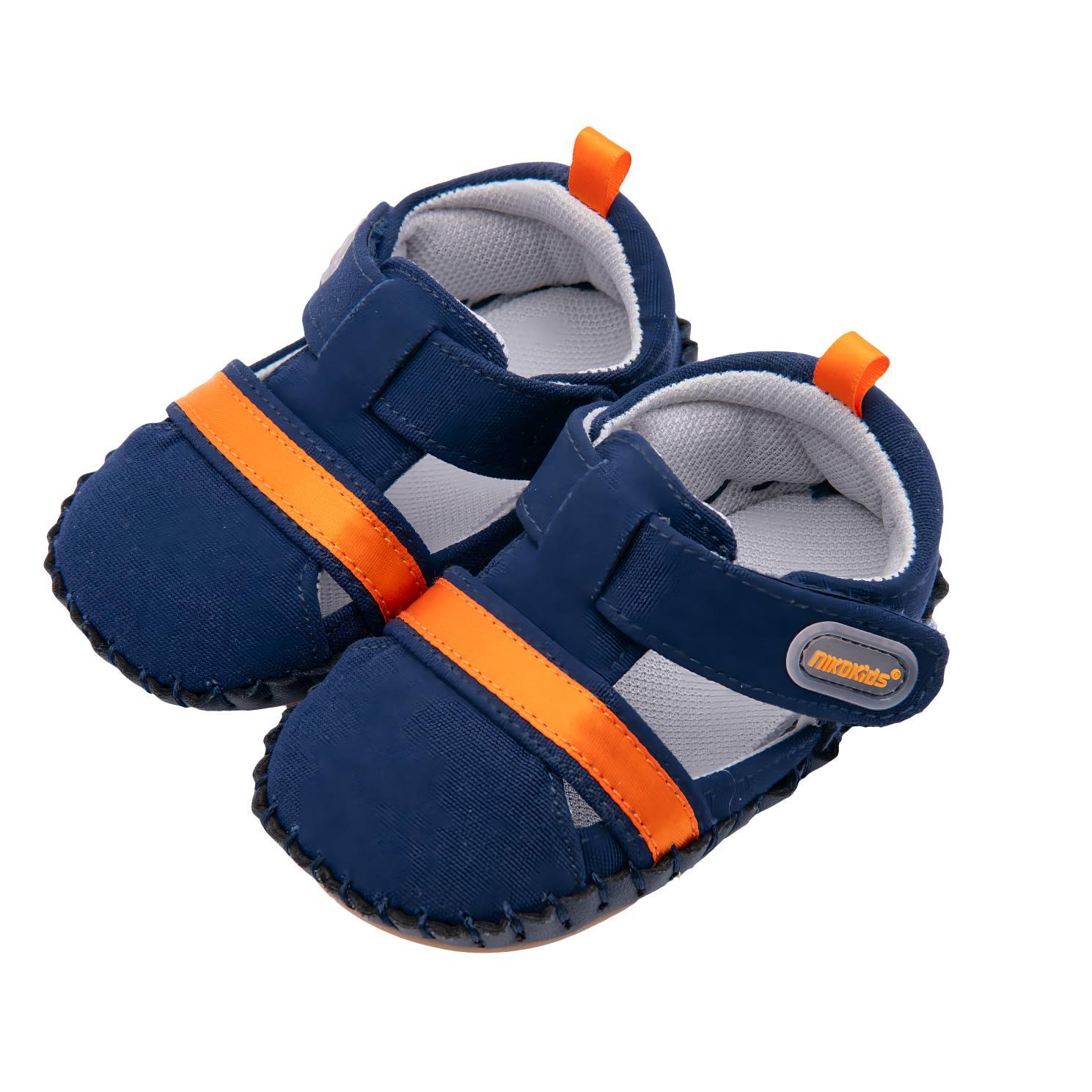 【NikoKids】軟Q底手工縫製學步鞋/涼鞋(SG618)【柔軟舒適室內室外皆宜】