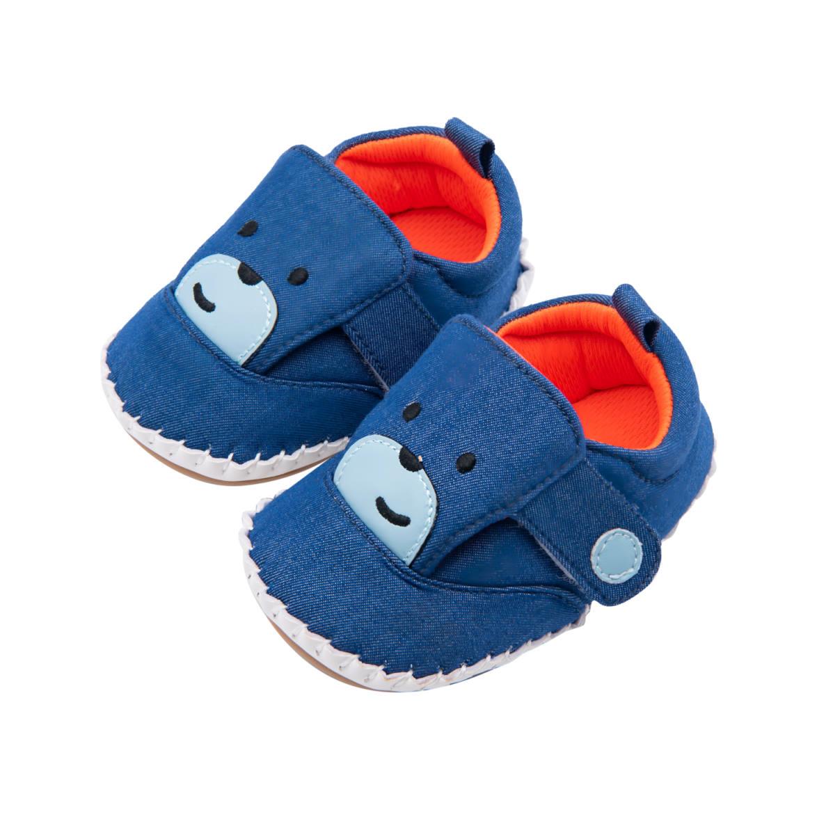 【NikoKids】軟Q底手工縫製學步鞋/帆布鞋(SG619)【柔軟舒適室內室外皆宜】