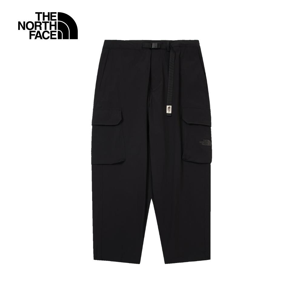 The North Face北面男款黑色UPF防曬長褲｜8C0UJK3