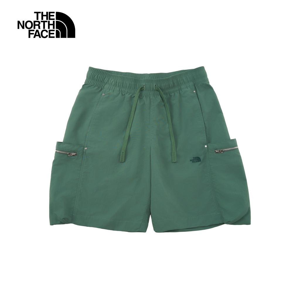 The North Face北面UE男款綠色DWR防潑水短褲｜8BU4HCH