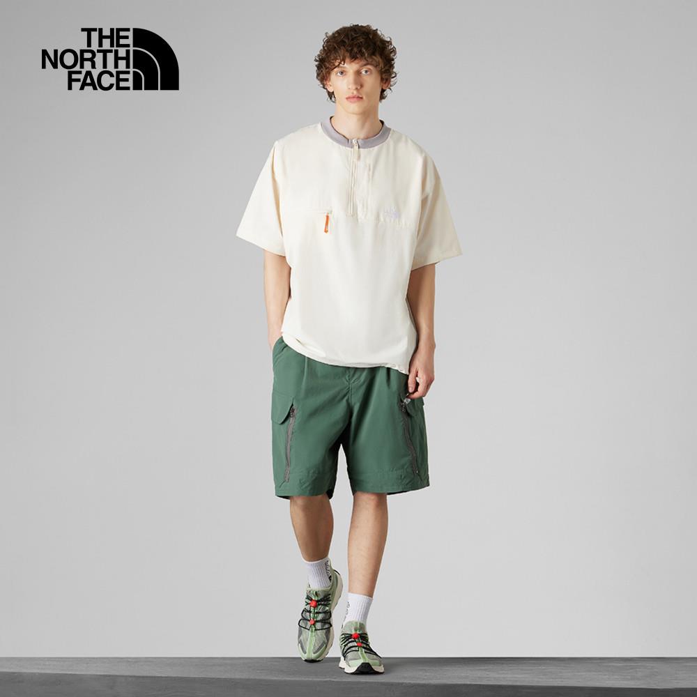 The North Face北面UE男款米白色短袖T恤｜8DH6QLI