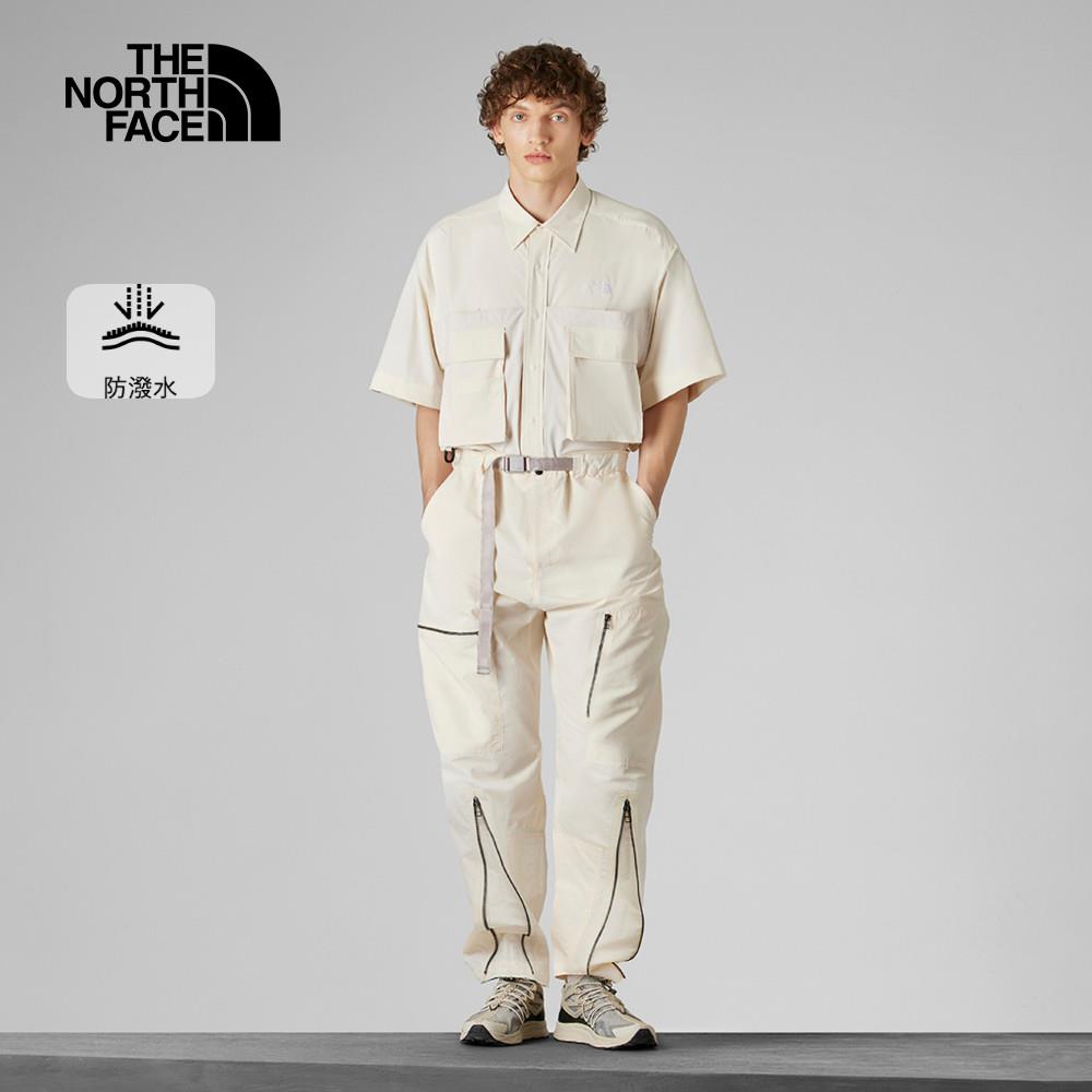The North Face北面UE男款米白色DWR防潑水長袖襯衫｜8DH9QLI