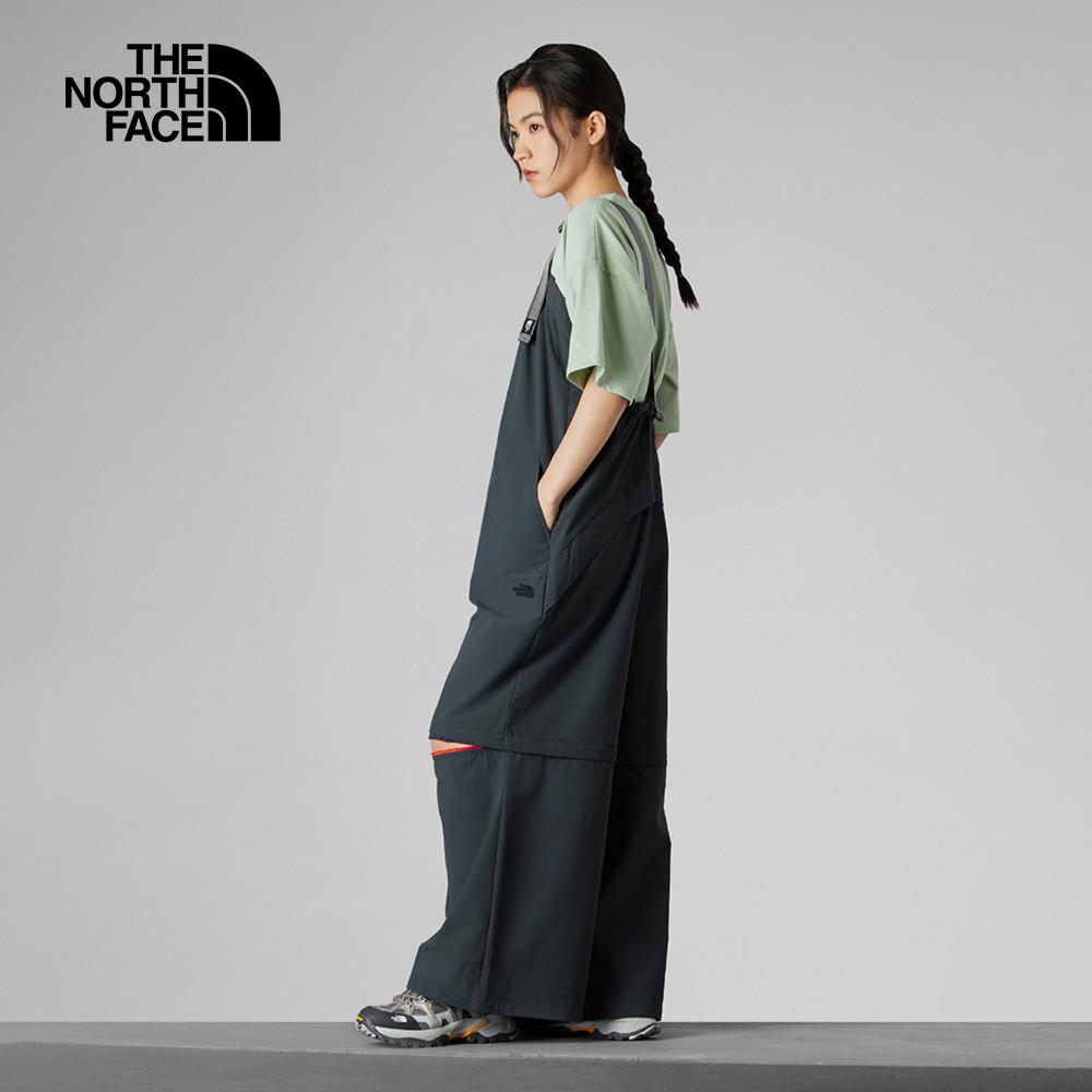 The North Face北面UE女款灰色DWR防潑水吊帶褲｜8DHJ0C5