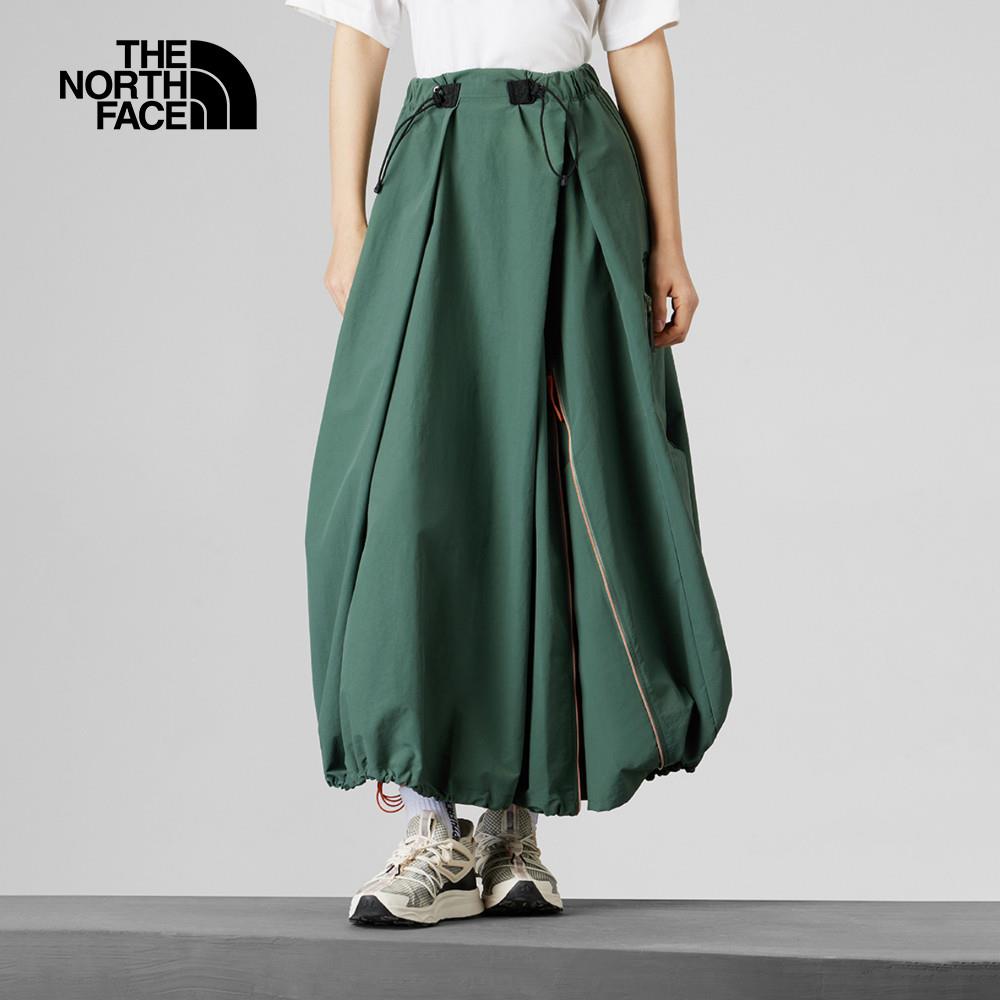 The North Face北面UE女款綠色DWR防潑水裙子｜8DHKHCH