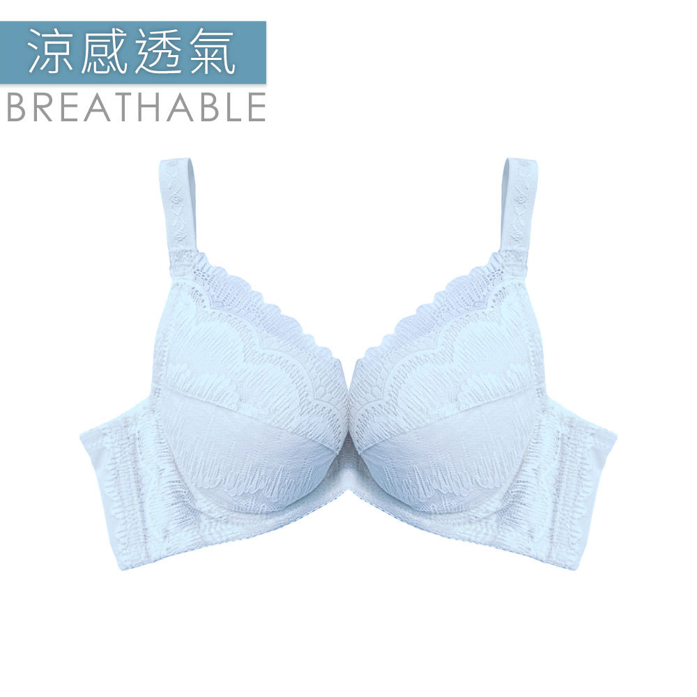 內衣 迷戀妳 性感V胸親膚薄杯款 C-F/寶寶藍