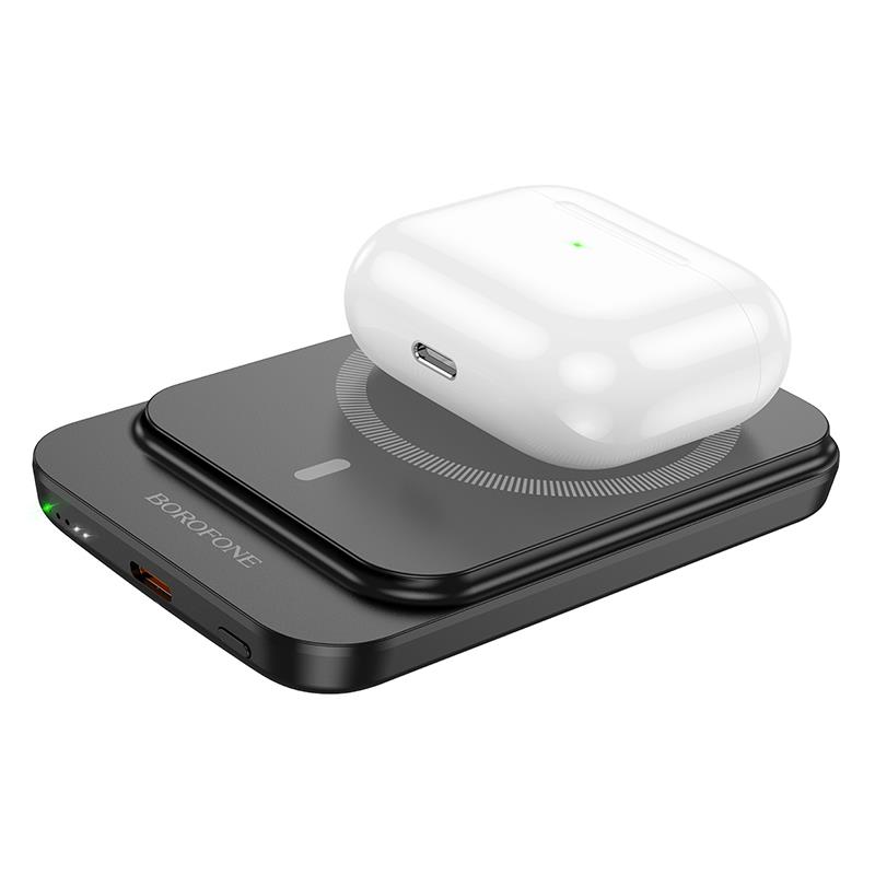 【Borofone 】(5000mAh) BJ63 捷巧PD20W磁吸移動電源 (黑色)