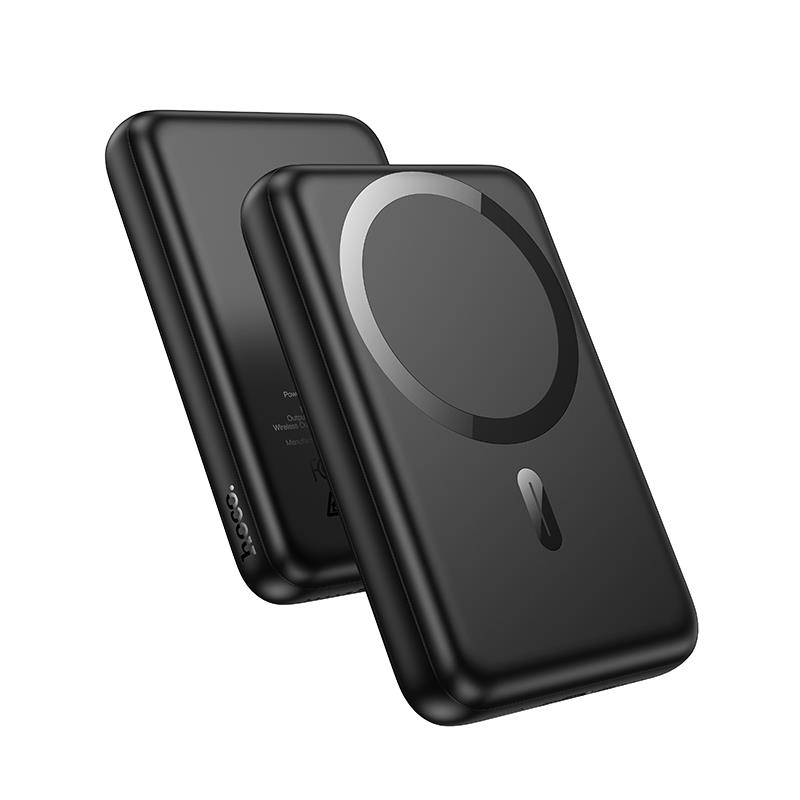 【hoco.浩酷】(10000mAh)J141 雅潤PD20W磁吸移動電源 (黑色/米白色)