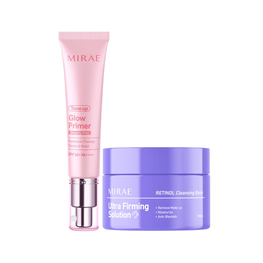 【未來美】超級A醇煥膚緊緻卸妝膏+ Ai發光霜SPF50+PA++++抗曬抗汗(亮顏粉/煥顏紫) ★多規格
