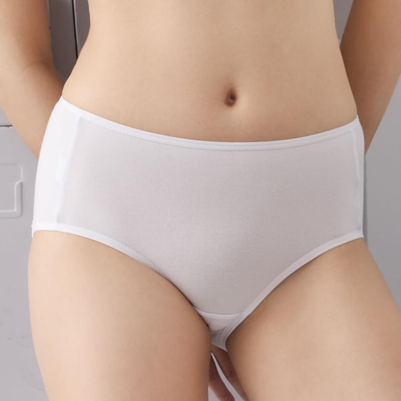 嬪婷-學生系列-ACE ICE涼爽纖維 M-3L中腰三角褲(晴空藍) 搭配內褲-BS3137D3
