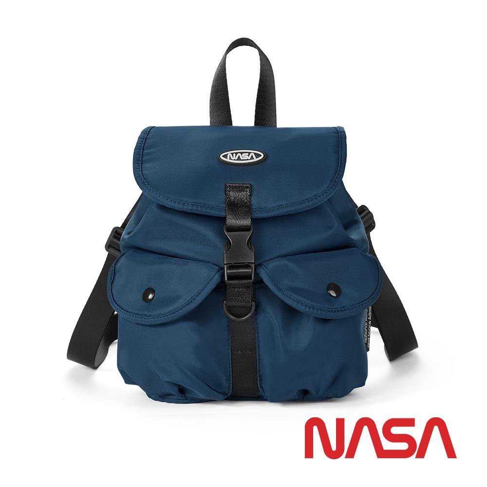 【NASASPACE】尼龍百搭三用後背包-午夜藍(NA20007-08)