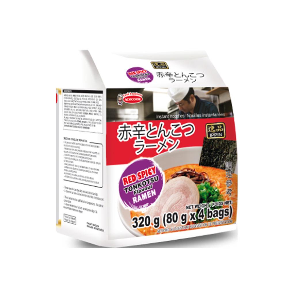 Acecook逸品泡麵辛豚骨風味4入