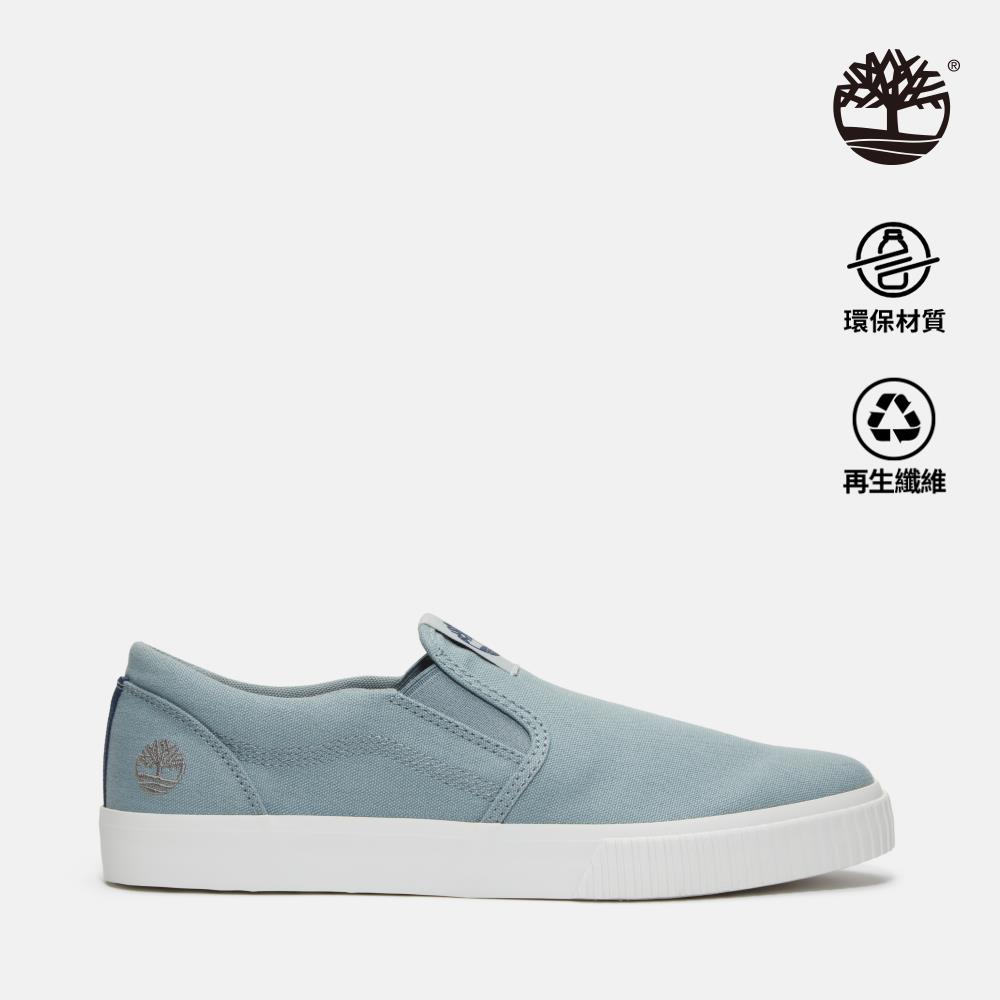 Timberland 男款藍色天絲™低筒便鞋|A42E7ETS