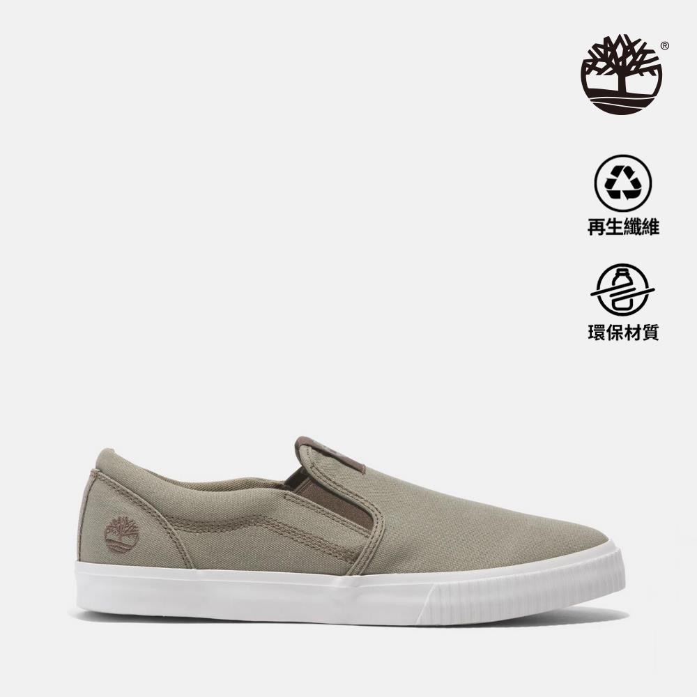 Timberland 男款淺灰褐色天絲™低筒便鞋|A664SER9