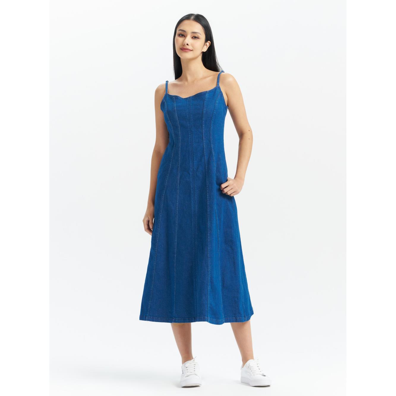女款 連身洋裝 牛仔連身裙 丹寧裙 連身裙 人氣新品