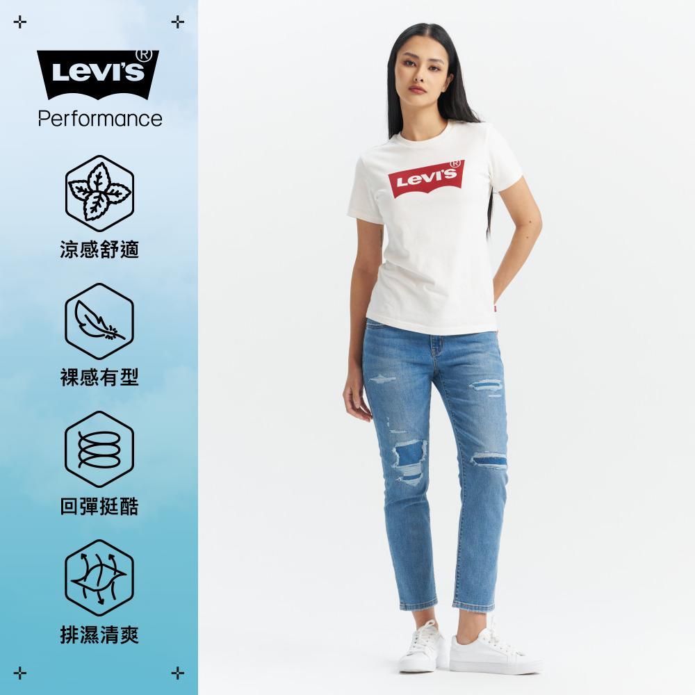 BOYFRIEND 女款 高腰牛仔褲 Performance Cool 涼感牛仔褲 男友褲 人氣新品