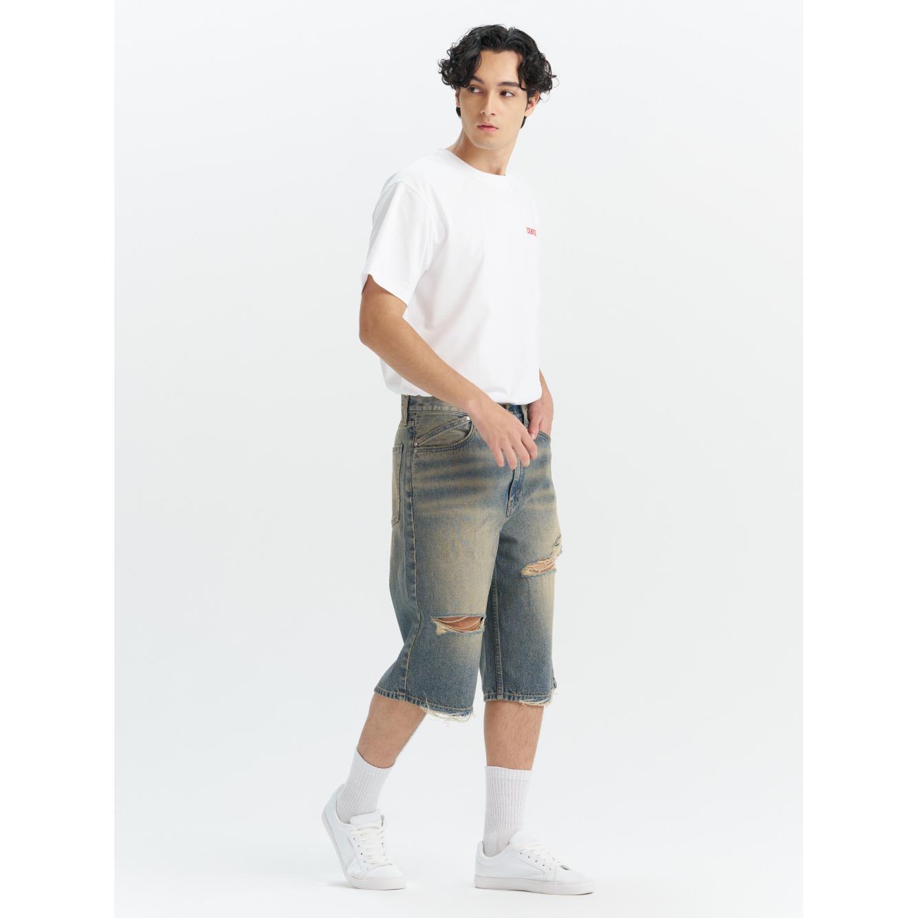 SILVERTAB™ 銀標系列 Baggy 中腰寬鬆牛仔短褲 人氣新品