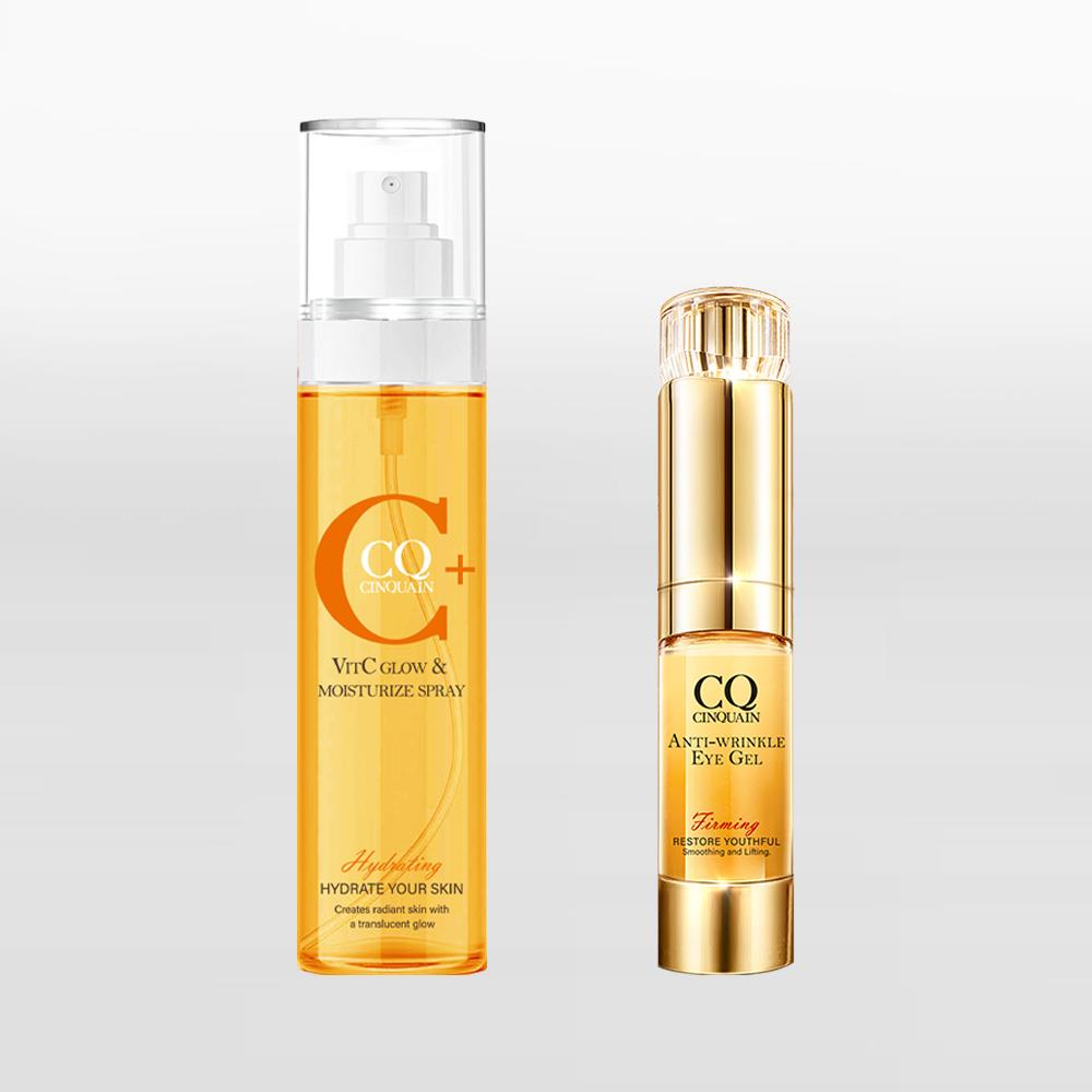 【加強眼部緊繳】CQ思珂維他命c噴霧160ml1+CQ.思珂 緊痕亮眼精華