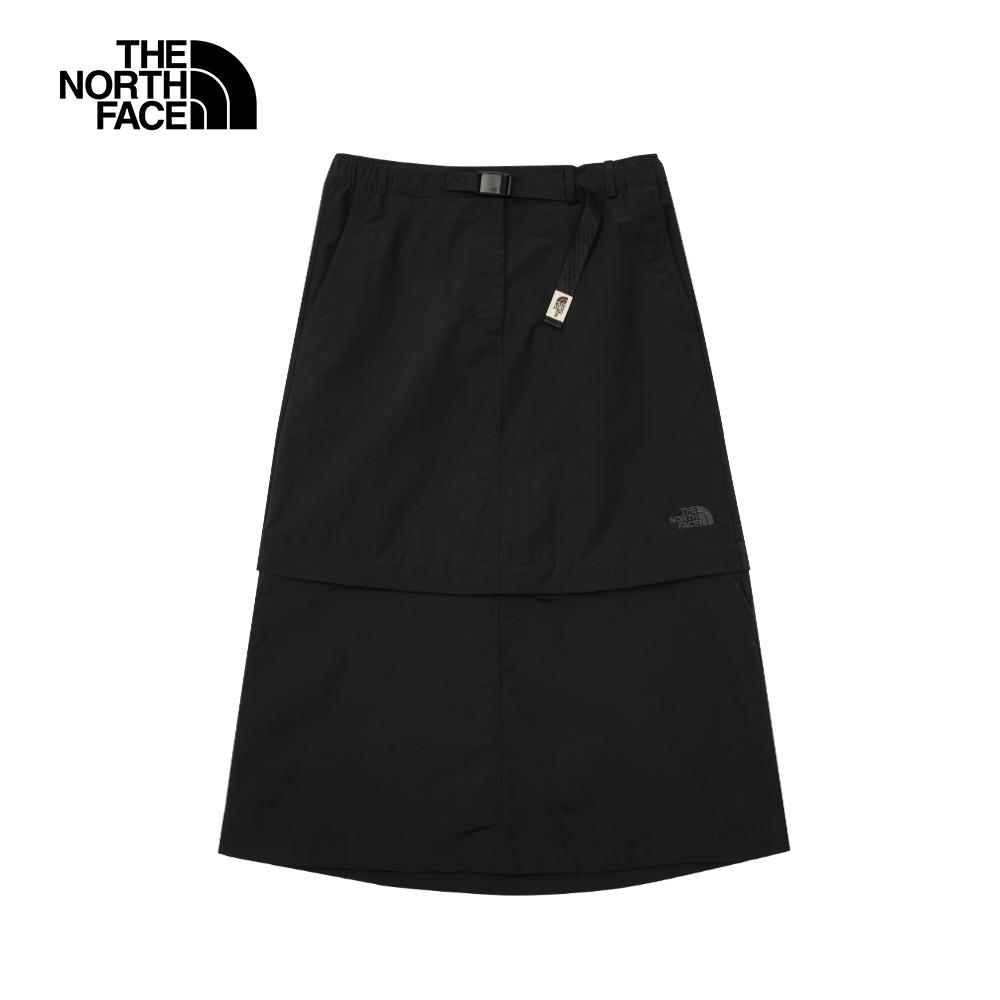 The North Face北面女款黑色DWR防潑水可拆卸短裙｜8C59JK3