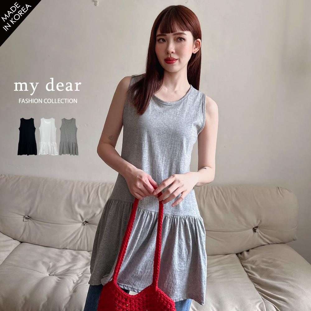 MD韓製79折/圓領背心裙３色【A01250092】
