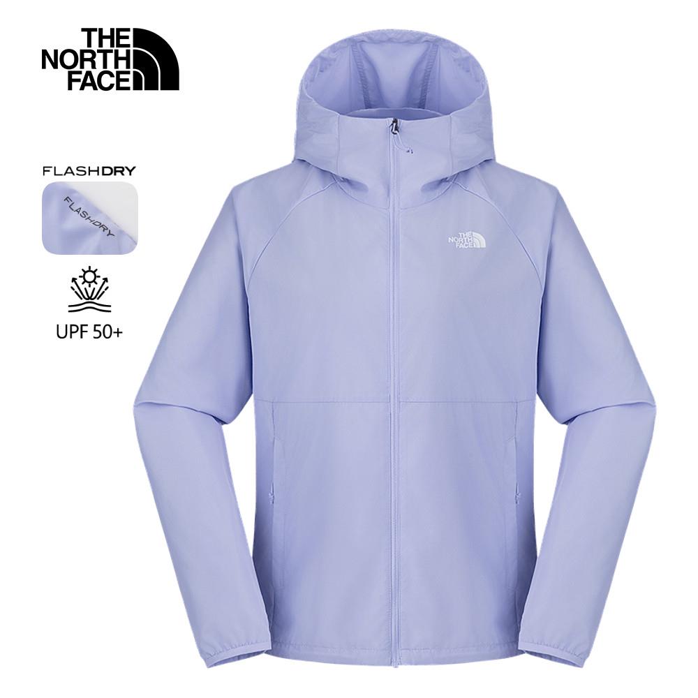 The North Face北面女款紫色UPF防曬防風外套|8EXD0VI