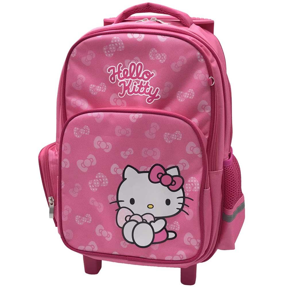 【HelloKitty】凱蒂貓 三段拉桿書包-粉紅(1入)