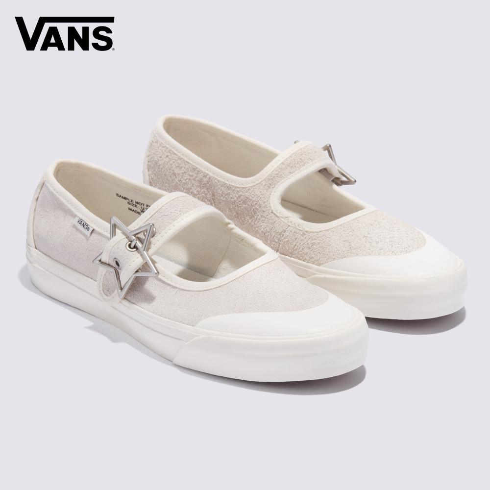 Vans Mary Jane 男女款米白色滑板鞋