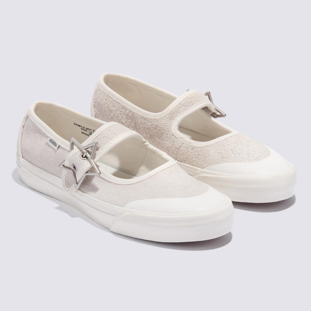 Vans Mary Jane 男女款米白色滑板鞋