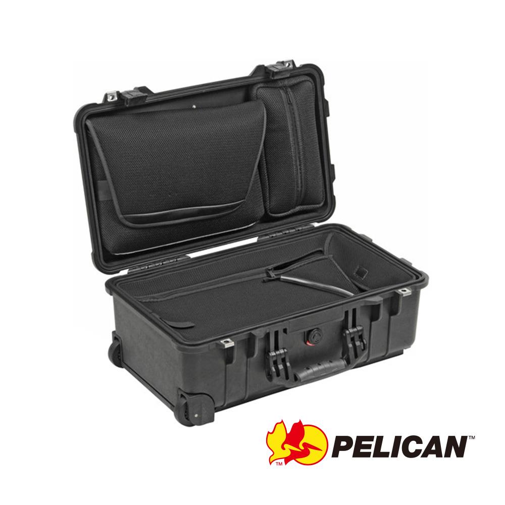 【PELICAN】1510 LOC 氣密箱含輪座 含筆電頂層包 黑色 公司貨